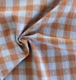 Fableism Supply Co Queen of Hearts Gingham Dobby Hearts in Riviera