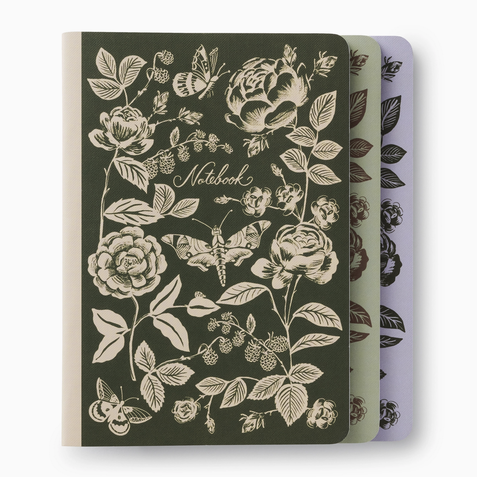 Rifle Paper Co Rifle Paper Co. English Rose Notebooks (Set of 3)