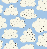 Cloud 9 Fabrics Cloud9 Organic Spotty Sky Laminated Coated Cotton