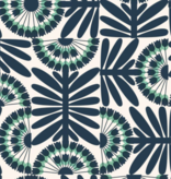 Cloud 9 Fabrics Cloud9 Organic Retro Rotating Allium Laminated Coated Cotton