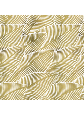 Cloud 9 Fabrics Cloud9 Organic Tropical Leaves Laminated Coated Cotton