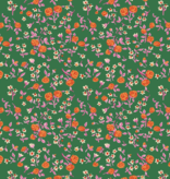 Windham Fabrics Heather Ross By Hand Mousy Floral Emerald