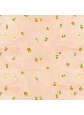 Windham Fabrics Heather Ross By Hand Wild Strawberries Blush