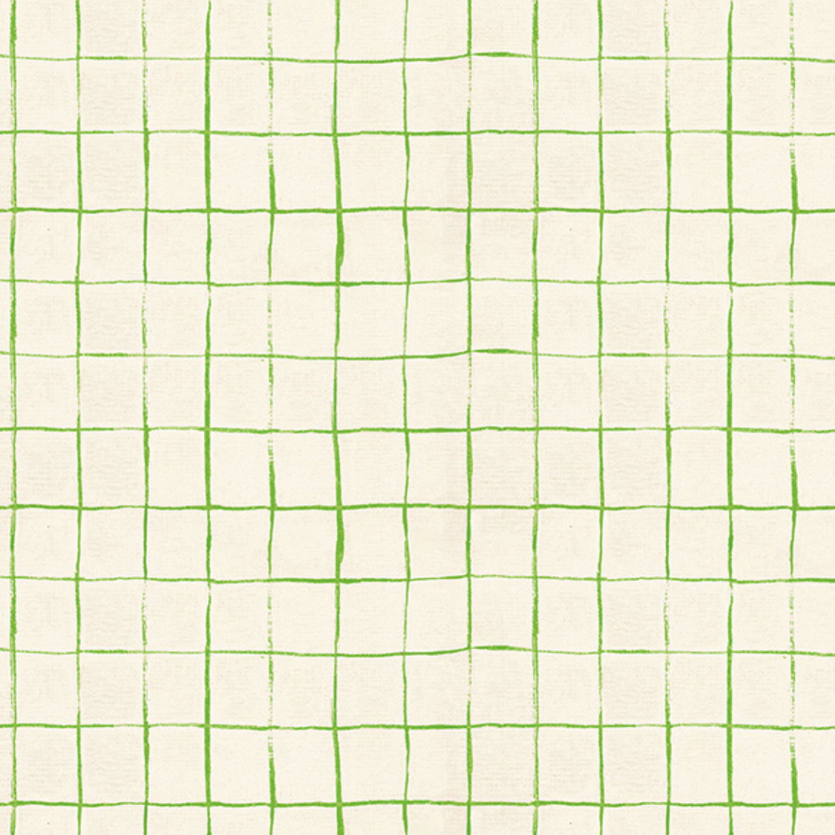 Windham Fabrics Heather Ross By Hand Drawn Plaid Grass