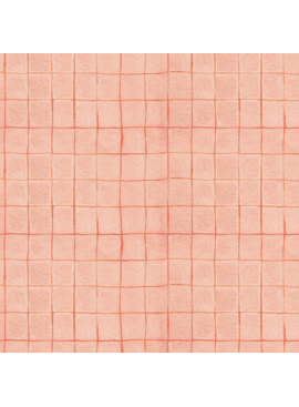 Windham Fabrics Heather Ross By Hand Drawn Plaid Salmon