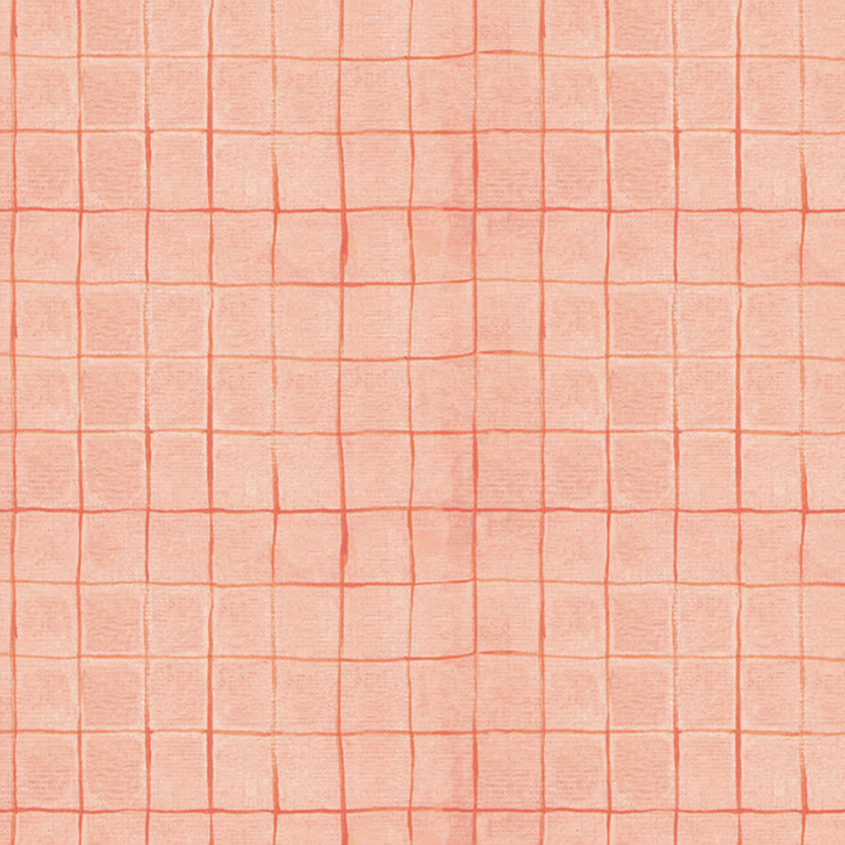 Windham Fabrics Heather Ross By Hand Drawn Plaid Salmon