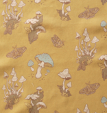 Birch Fabrics The Wild Coast Mushrooms Mustard Lawn