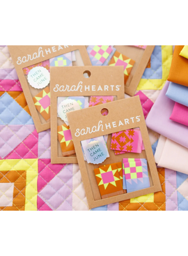 Sarah Hearts Sarah Hearts Then Came June Quilt Block Labels