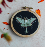 Harvest Goods Co Embroidery Kit Luna Moth