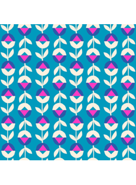 Ruby Star Society Eye Candy Flowers Cerulean