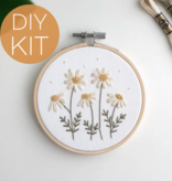 Matryoshka Doll Shop Embroidery Kit Daisies
