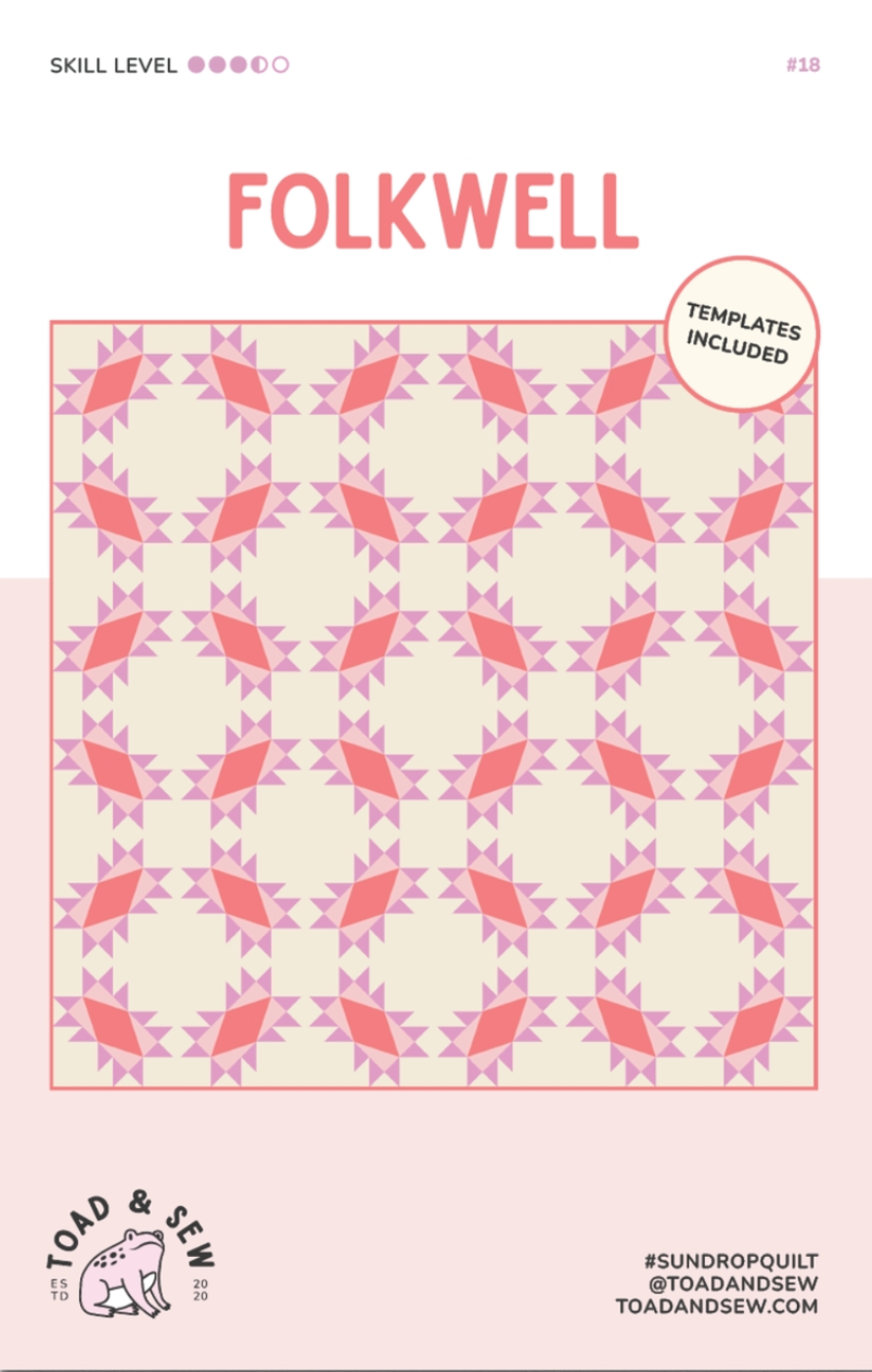 Toad And Sew Toad And Sew Folkwell Quilt Pattern