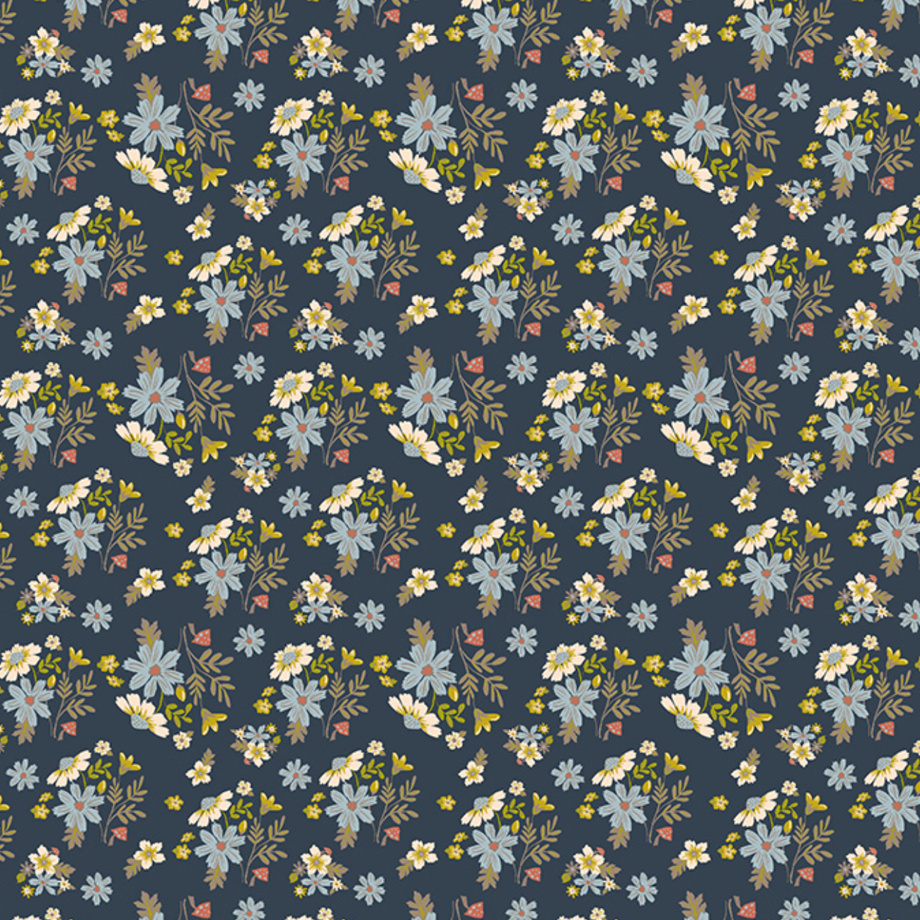 Windham Fabrics Under The Canopy Posies Night