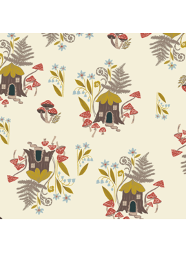 Windham Fabrics Under The Canopy Under the Ferns Ivory