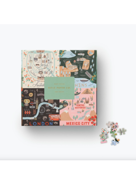 Rifle Paper Co Rifle Paper Co. Maps Jigsaw Puzzle