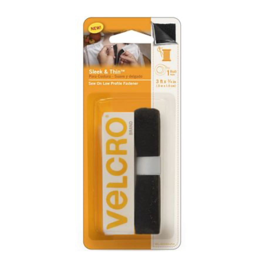 Velcro Velcro Sew-On Black 30” x 3/4”