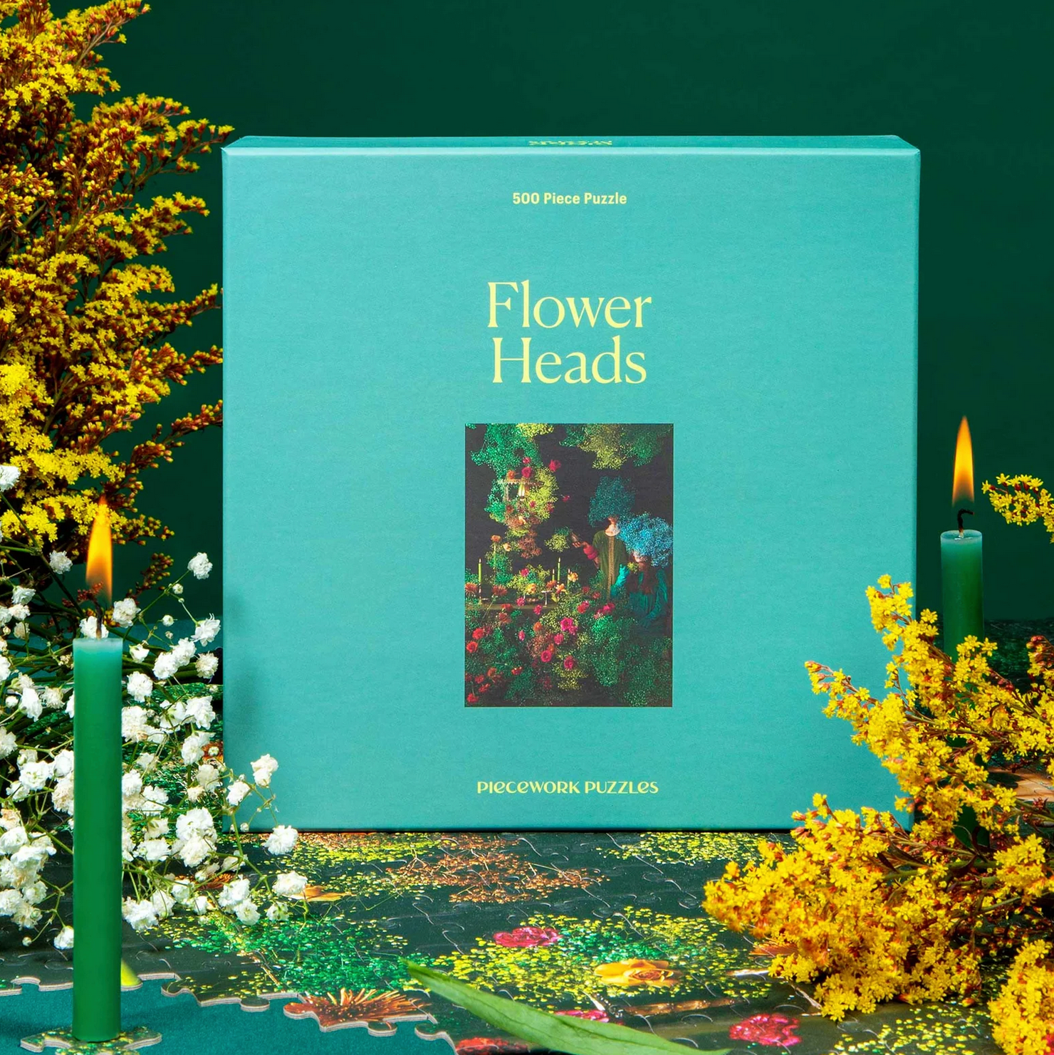 Piecework Puzzles Flower Heads 500 Piece Puzzle