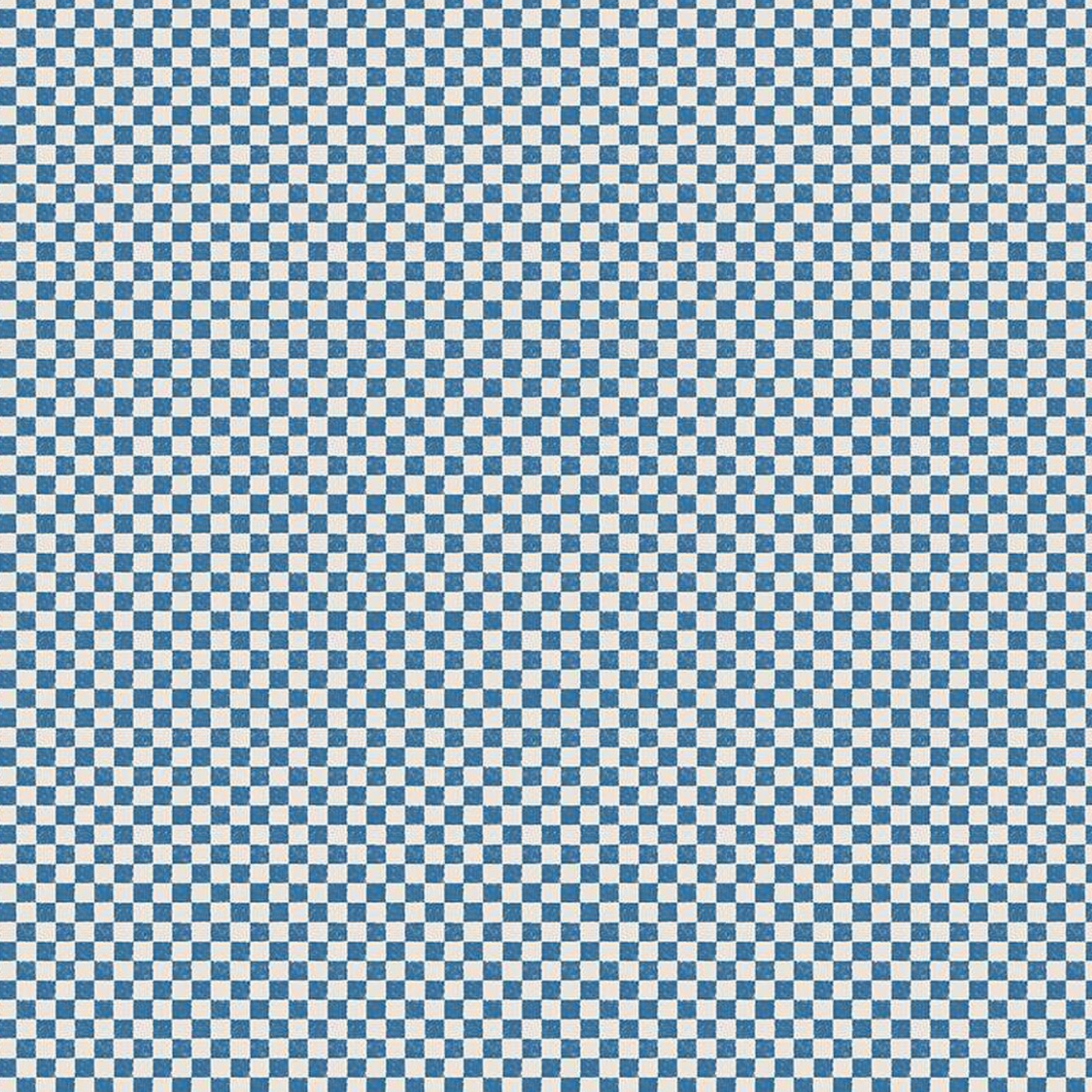 Riley Blake Check Please! 1/4" Check Ivory Coastal Blue