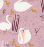 Moda Love Letter Swans Mauve