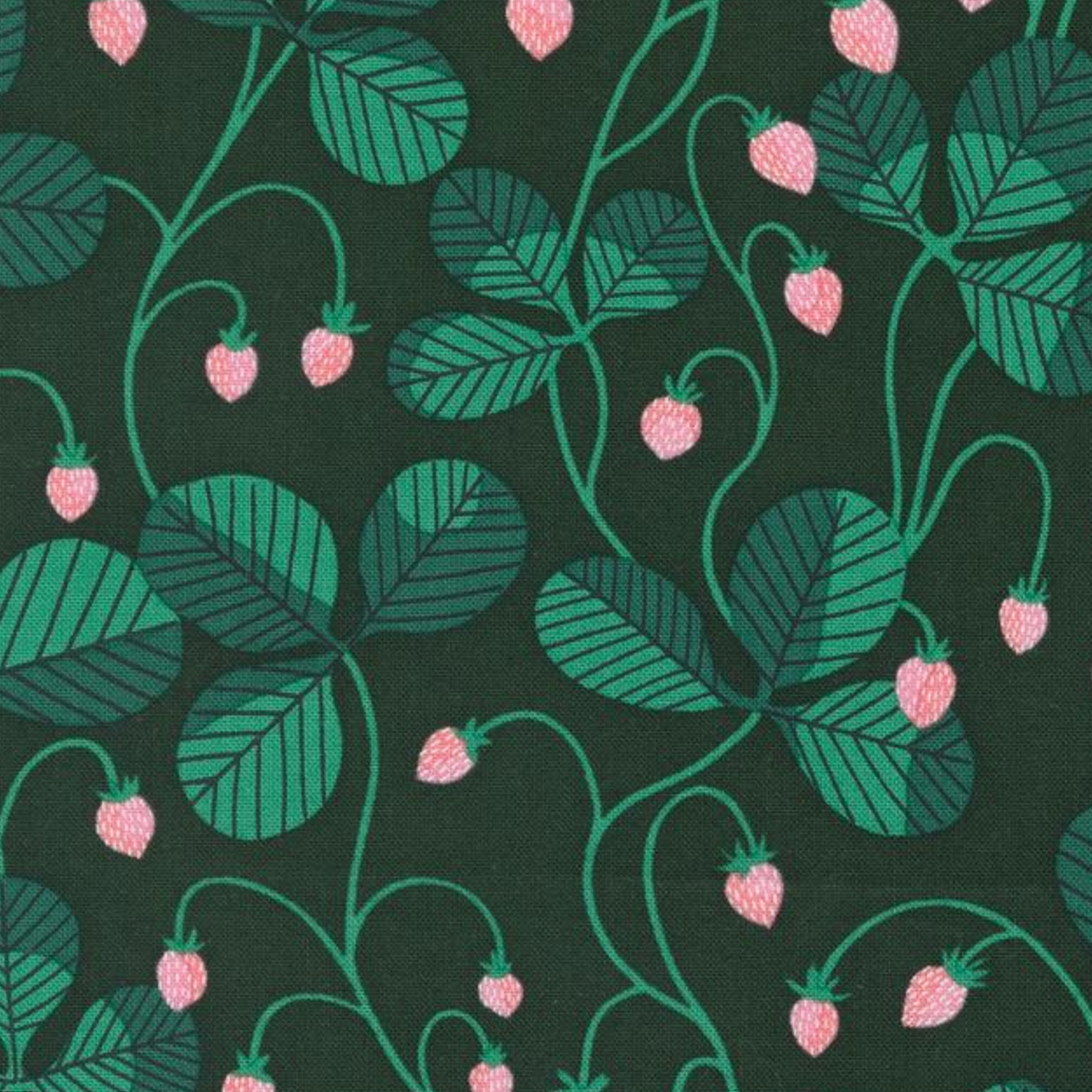 Moda Love Letter Strawberry Vines Hunter