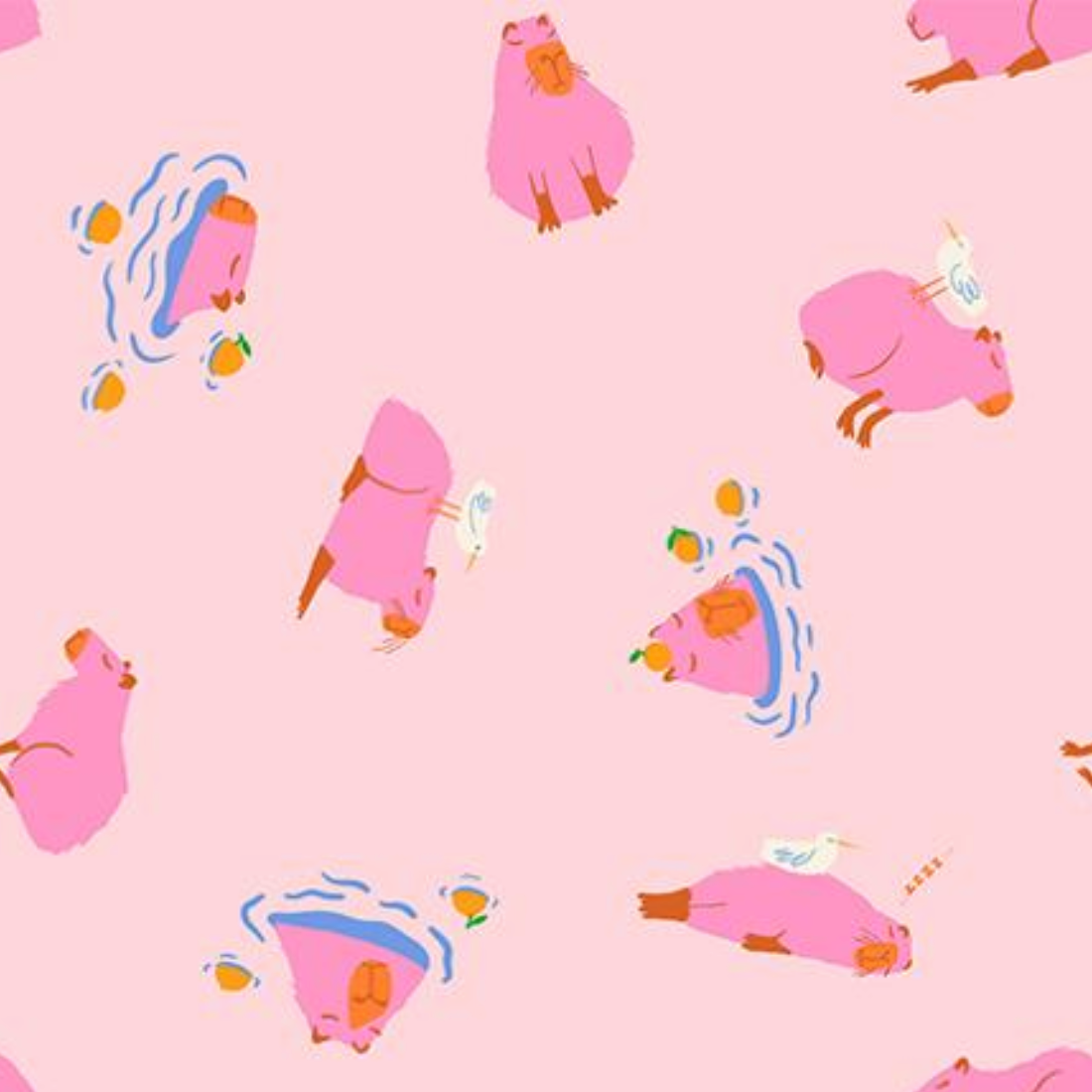 Ruby Star Society Animal Animal Capybara Cotton Candy