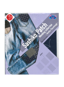 Olympus Sashiko Patch Mending Kit Blue