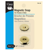 Dritz 3/4" Magnetic Snap Gold Finish