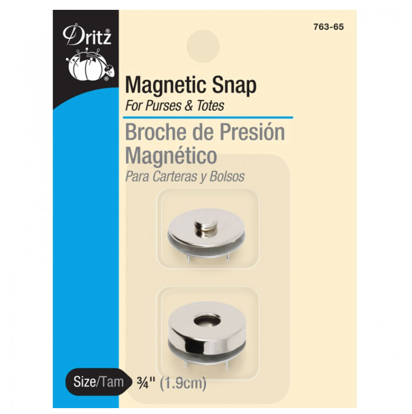 Dritz 3/4" Magnetic Snap Silver Nickel