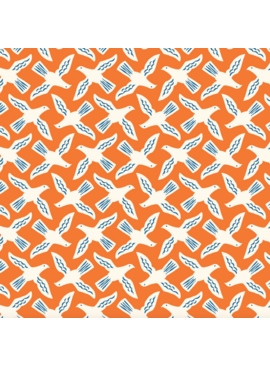 Cloud 9 Fabrics Orchard Deco Flock Orange