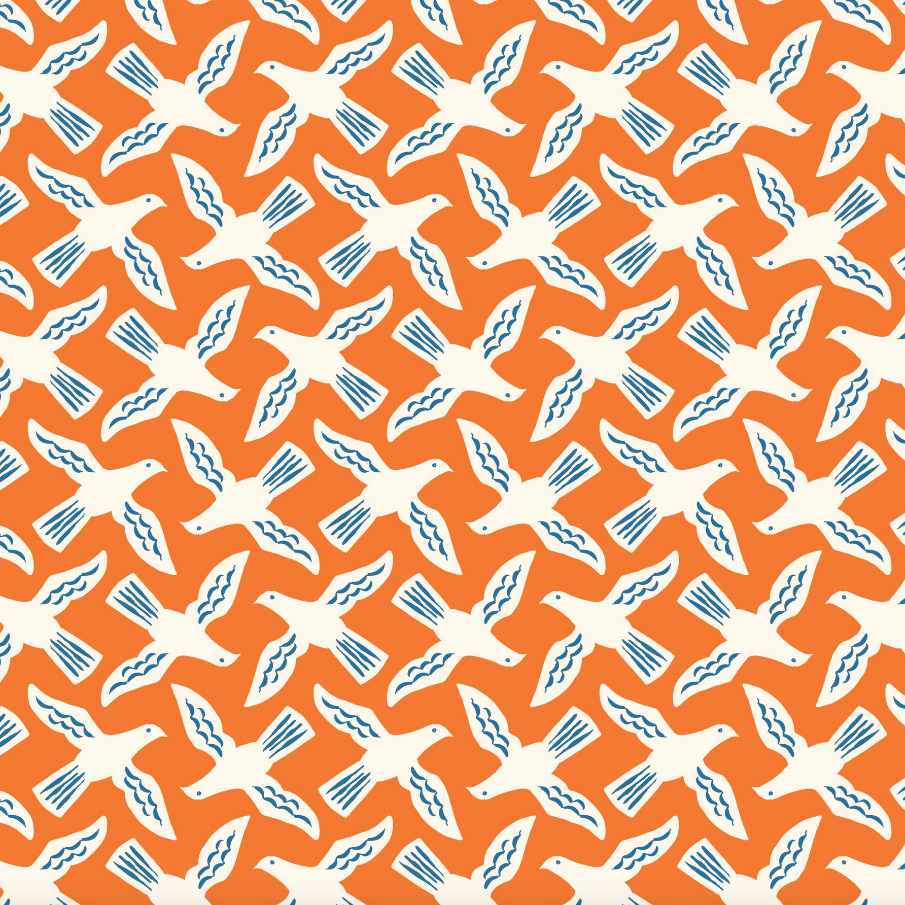 Cloud 9 Fabrics Orchard Deco Flock Orange