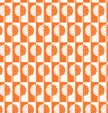 Cloud 9 Fabrics Orchard Deco Holly Tree Orange
