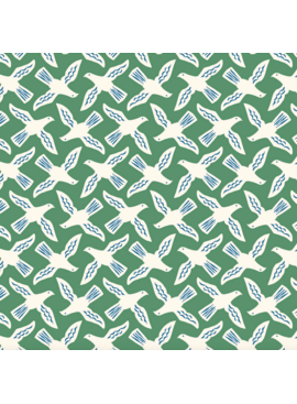 Flock - Green - Orchard Deco - Ariana Martin - Cloud 9 Fabrics - Poplin Flock - Green - Orchard Deco - Ariana Martin - Cloud 9 Fabrics - Poplin