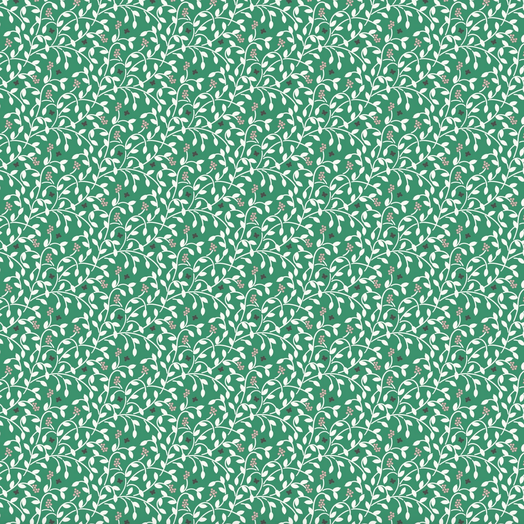 Cloud 9 Fabrics Little Bo Berry Vines Emerald