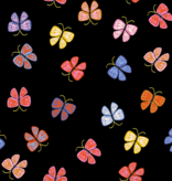 Ruby Star Society Ooh Lucky Butterflies Black