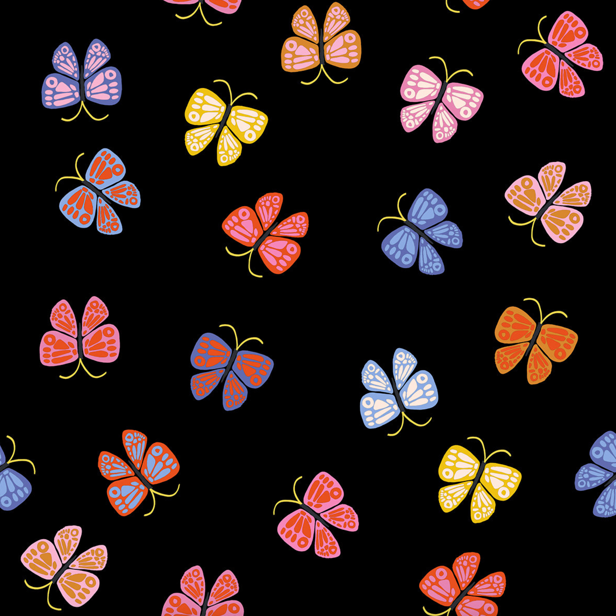 Ruby Star Society Ooh Lucky Butterflies Black