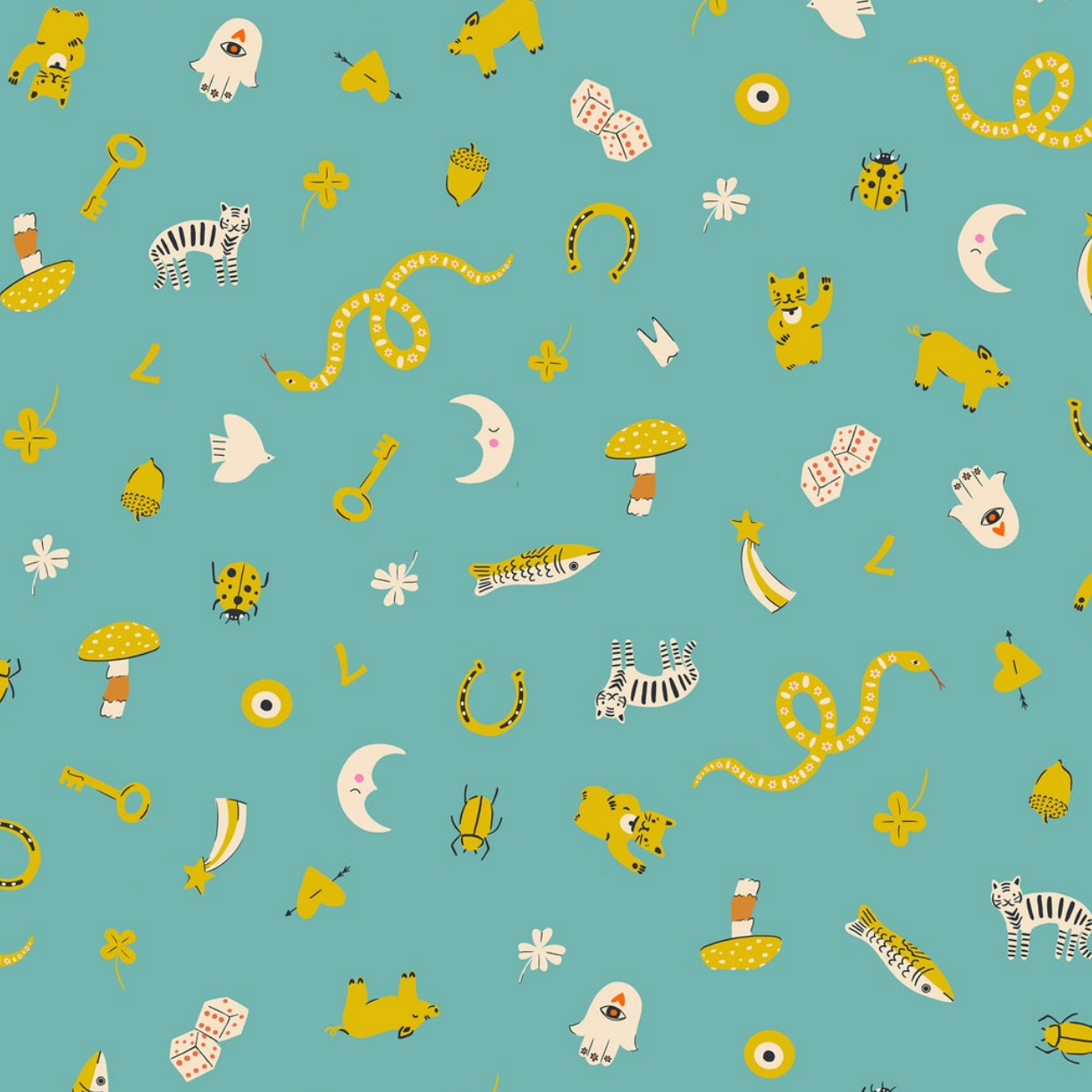 Ruby Star Society Ooh Lucky Charms Turquoise