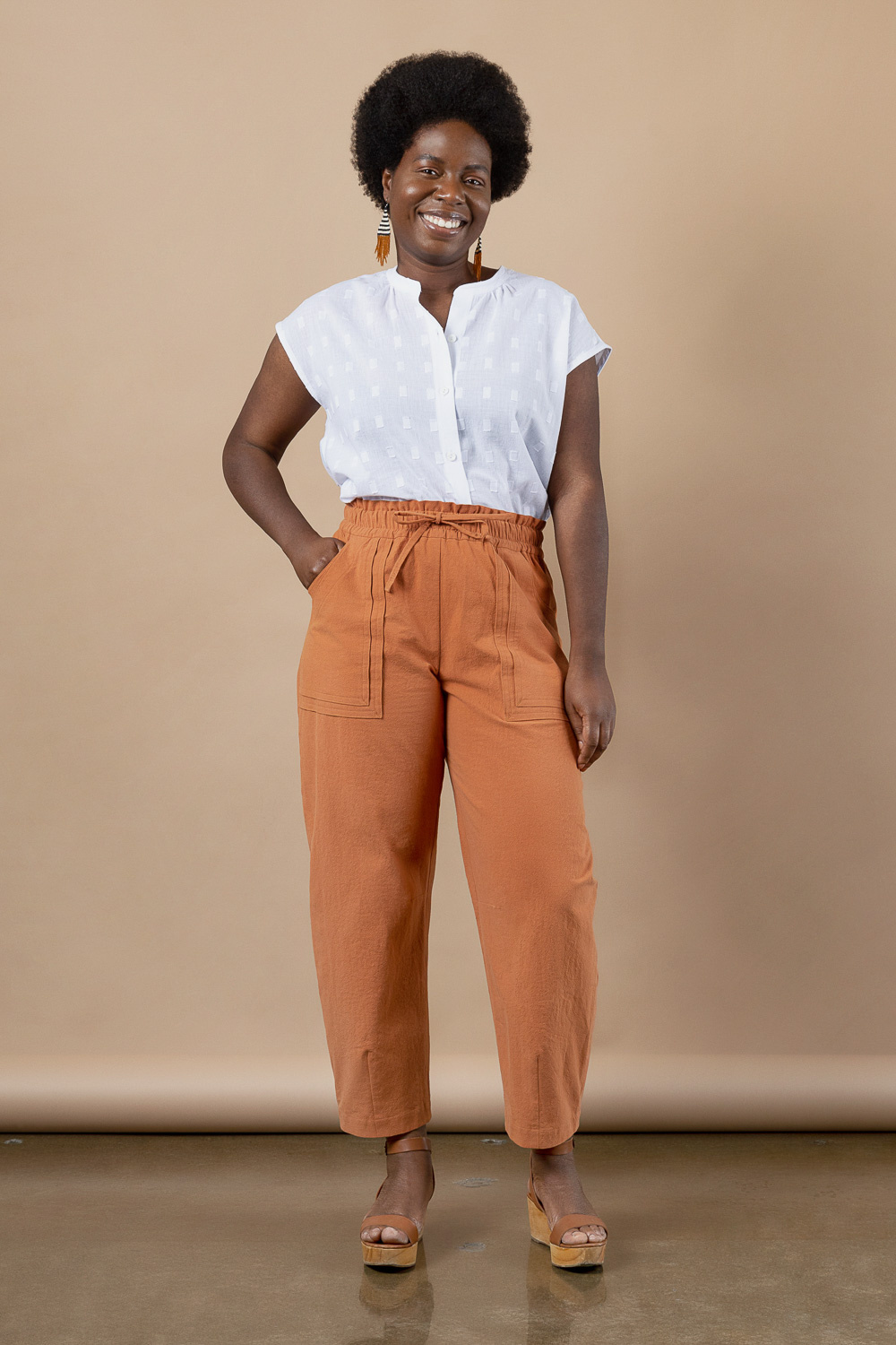 Closet Core Patterns Closet Core Patterns Sepia Pants and Shorts