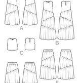 Closet Core Patterns Closet Core Patterns Azure Dress Top and Skirt