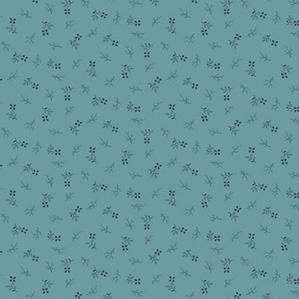 Andover Itsy Bits Fern Bloom Ocean