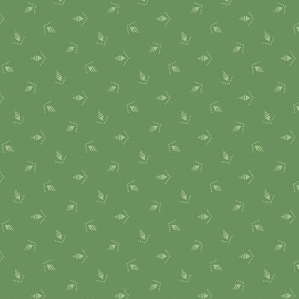 Andover Itsy Bits Pine Cone Kelly Green