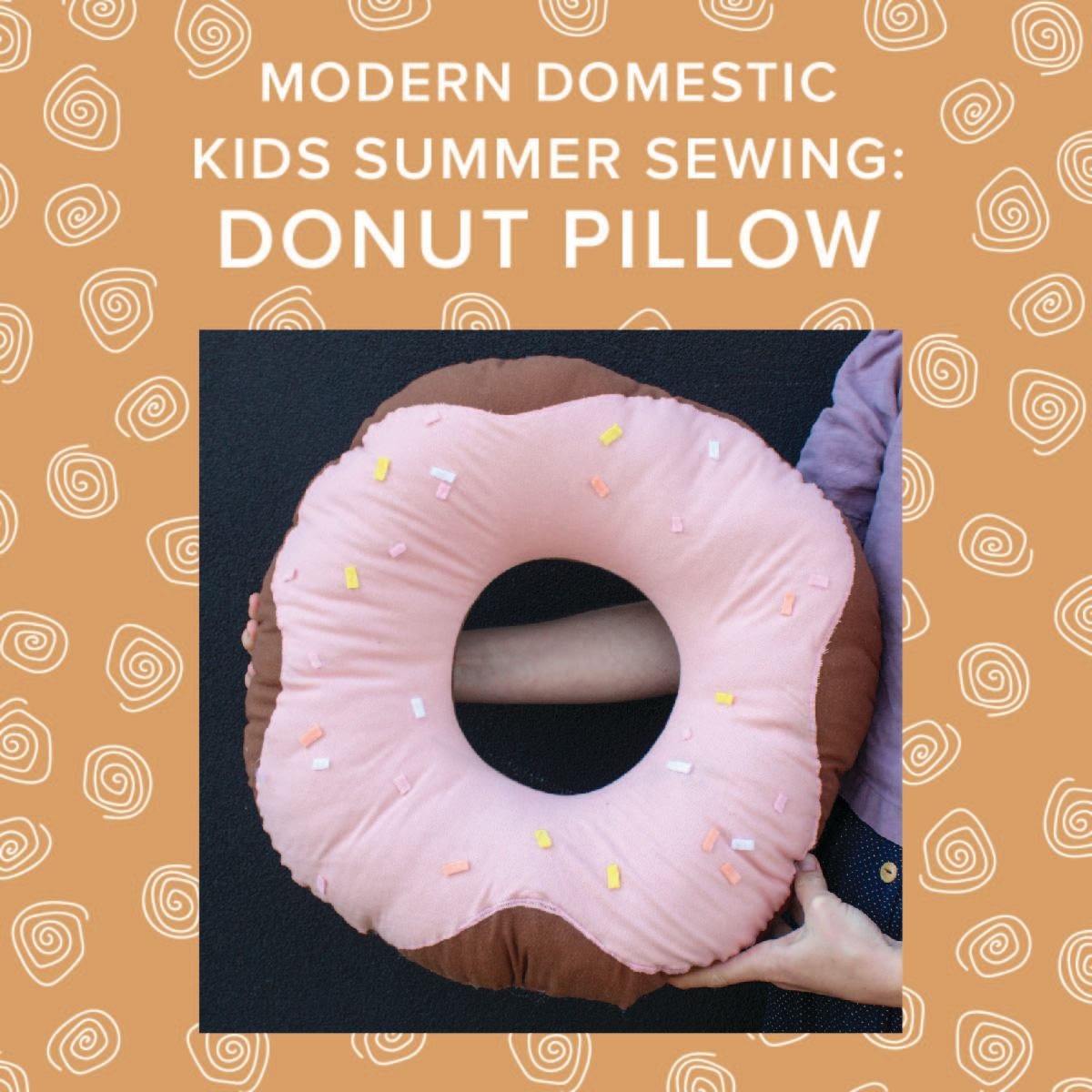 Amy Karol ONE SPOT LEFT! Kids Summer Sewing: Make a Donut! Wednesday, July 23rd, 10am-1pm
