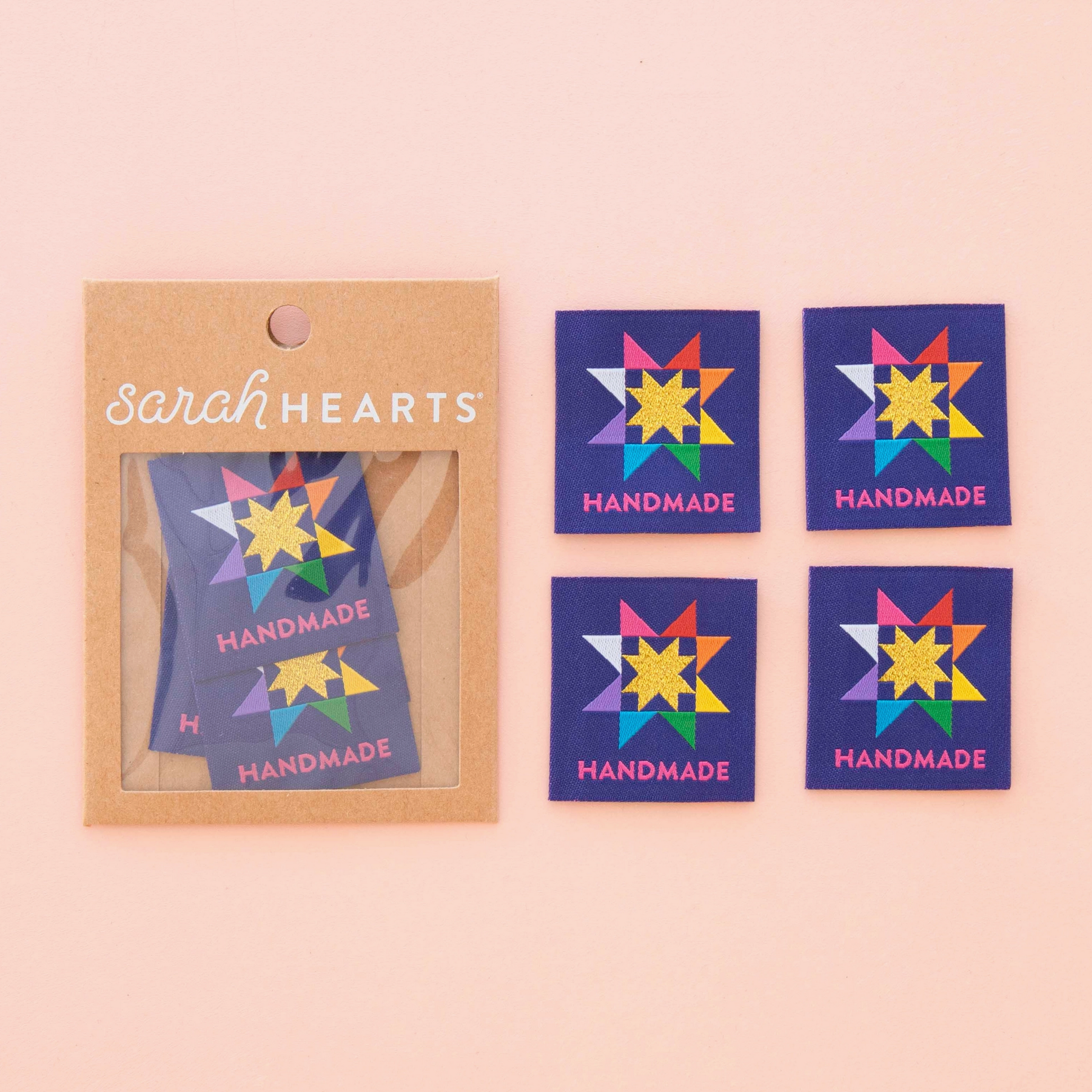 Sarah Hearts Sarah Hearts "Handmade" Quilt Star Labels
