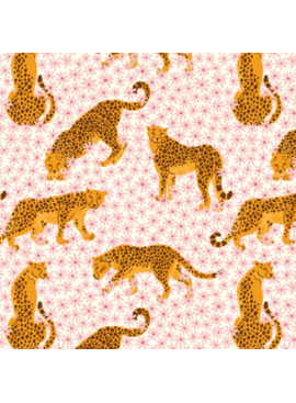 Cloud 9 Fabrics Bohemian Paradise Cheetahs in Meadow
