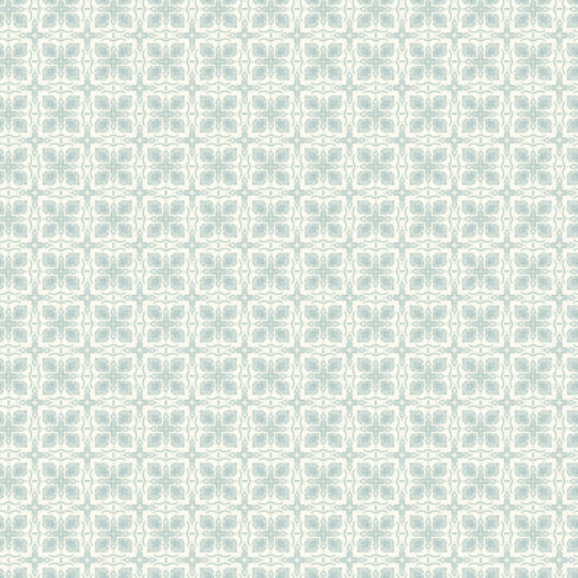 Cloud 9 Fabrics Cottage Garden Tiled Path Turquoise
