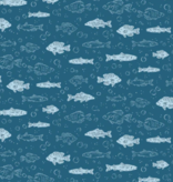 Cloud 9 Fabrics Camp Canine Freshwater Fish