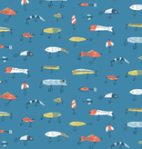 Cloud 9 Fabrics Camp Canine Lots of Lures
