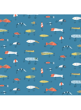 Cloud 9 Fabrics Camp Canine Lots of Lures