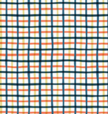 Cloud 9 Fabrics Camp Canine Retro Plaid Red/Gold