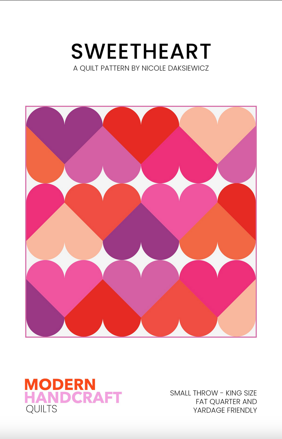 Modern Handcraft Modern Handcraft Sweetheart Quilt Pattern