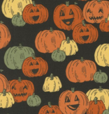 Moda Home Sweet Haunt Midnight Pumpkins